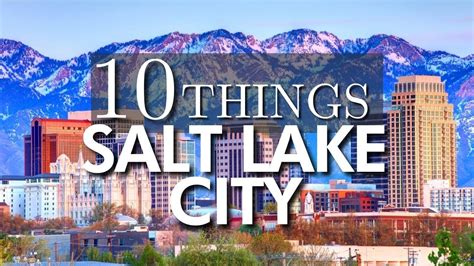 Top 10 Things To Do in Salt Lake City, Utah - YouTube