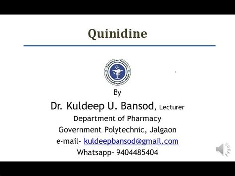 Quinidine & digoxin - YouTube