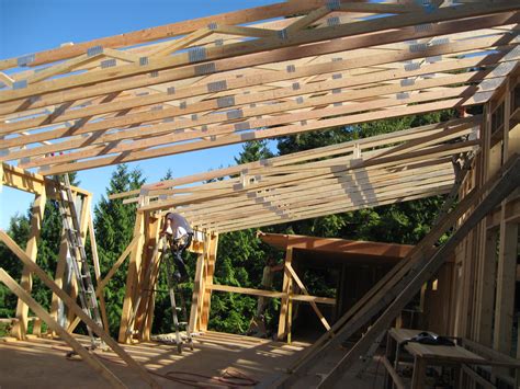 Flat Roof Trusses Today the roof trusses for | Flat roof, Roof