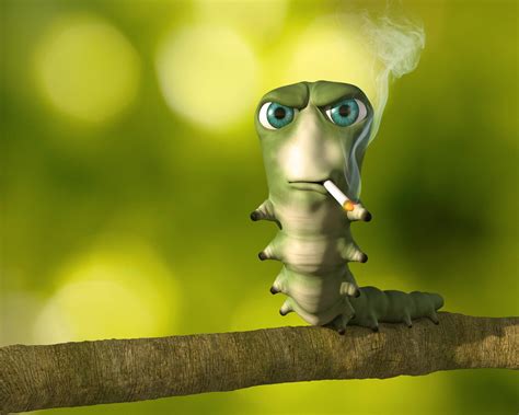 Caterpillar Smoking Cigarette (Origin) | Smoking Caterpillar / Krater ...