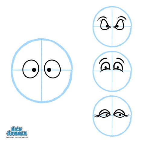 How to draw cartoon faces | A step by step drawing guide for beginners ...