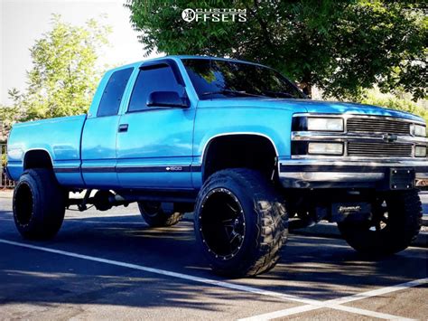 1995 Chevrolet Silverado 1500 with 20x14 -77 Fuel Maverick and 35/12 ...