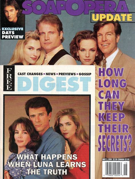 SOAP OPERA UPDATE Magazine May 3 1994 Brenda Epperson Michael Tylo ...