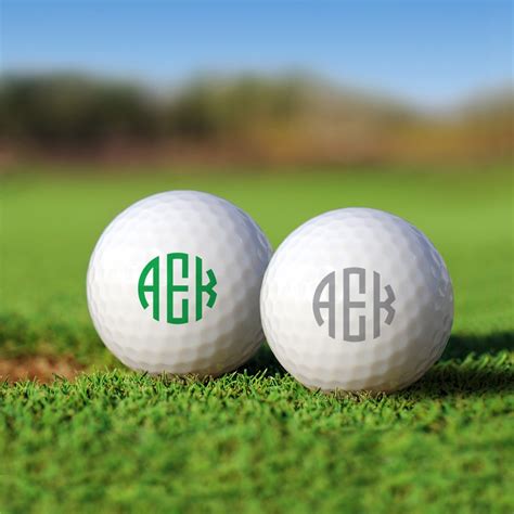 Monogrammed Personalized Golf Ball Set | GiftsForYouNow