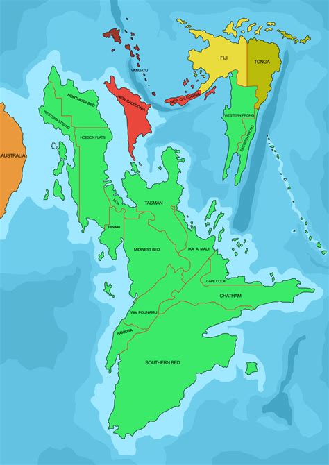 this is a good Idea for the outline of Zealandia | Geography map ...