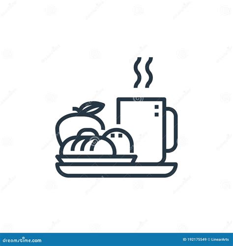 Breakfast Icon Vector Isolated On White Background, Breakfast Sign ...