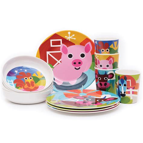 Farm Kids Plate Set - French Bull