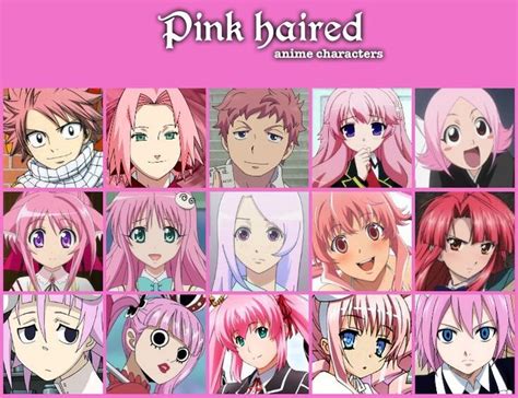 My top 5 pink haired characters | Anime Amino