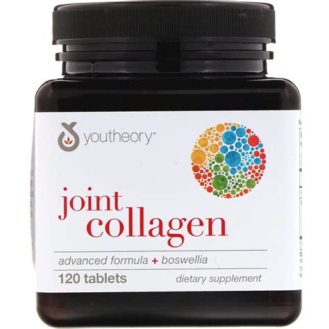 Youtheory Joint Collagen, Advanced Formula + Boswellia, 120 Tablets ...