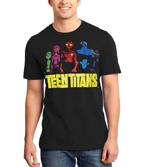 Teen Titans Color Group T-Shirt | AnimationShops.com