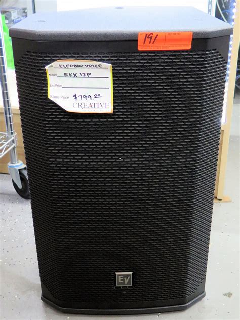 EV Electro Voice EFX-12P Powered 12" Speaker - Oahu Auctions