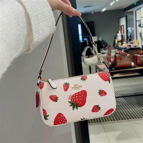 Coach nolita 19 bag with wild strawberry print🍓🍓 | Girly bags, Pretty ...