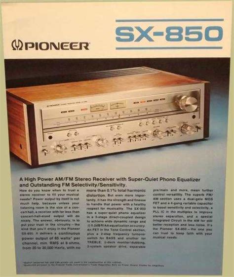 Pioneer SX850 Receiver | eBay