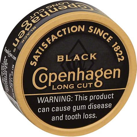 Copenhagen Smokeless Tobacco, Long Cut, Black | Tobacco | Market Basket