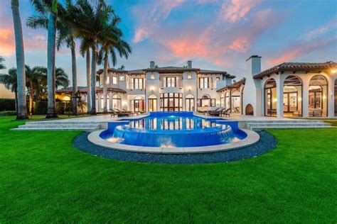 This Mediterranean Mansion in Boca Raton features Magnificent ...