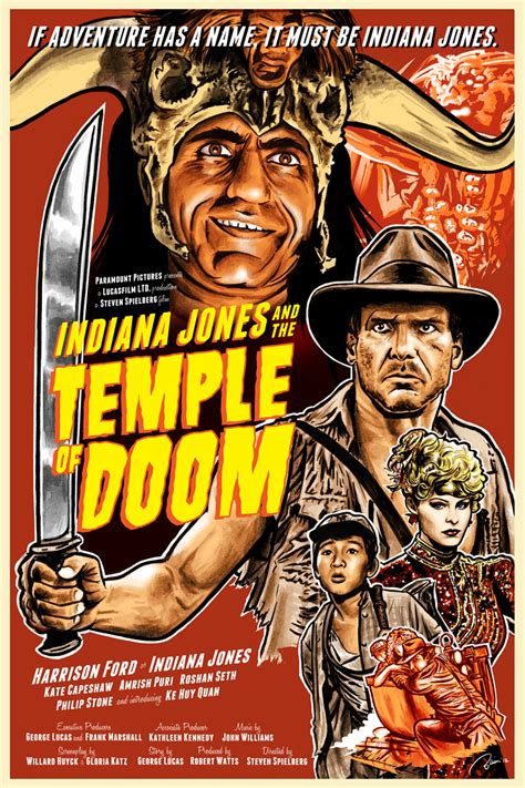 PLANET-PULP // CELEBRATING PULP CULTURE: Temple of Doom Poster