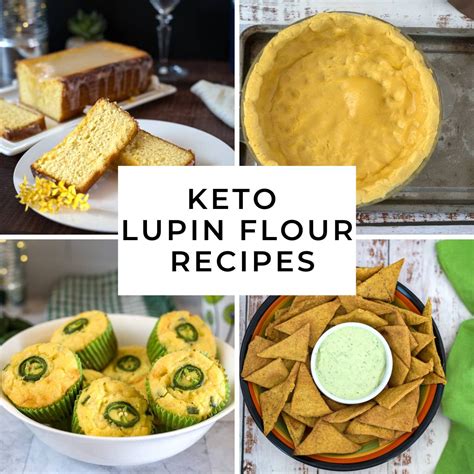 Lupin Flour Recipes - Keto & Low Carb Vegetarian Recipes