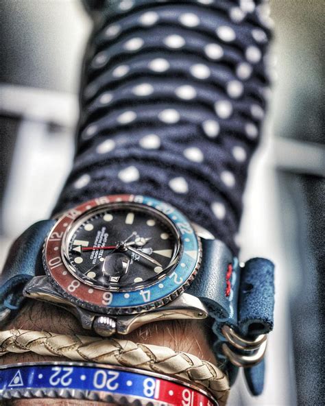 simon on Instagram: “A little Monday Blues, with a blue leather nato ...