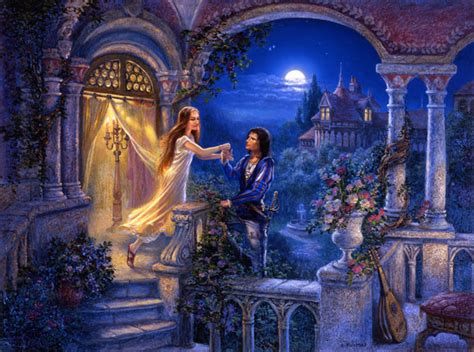 Romeo And Juliet Balcony Scene Painting at PaintingValley.com | Explore ...