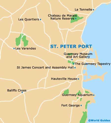 Map of Guernsey Airport (GCI): Orientation and Maps for GCI Guernsey ...