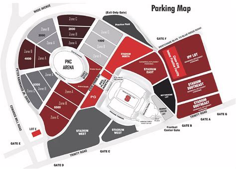 Pnc Park Parking Lot Map