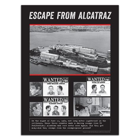 Unframed Poster - Escape from Alcatraz – PARK STORE