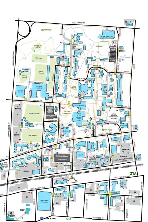 UNC Campus Map