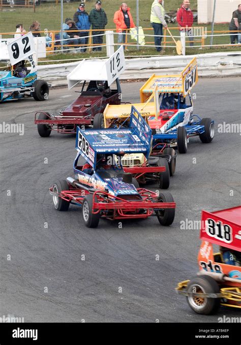 f2 formula two 2 stock cars car competing at barford raceways near ...