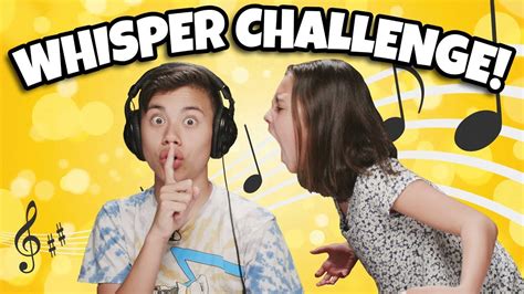 WHISPER CHALLENGE!!! Brother vs. Sister Lip Reading Contest! - YouTube