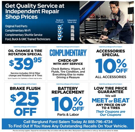 Ford Service Specials Available in Salem, VA