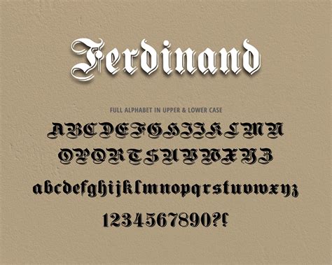 Ancient German Font Calligraphic Fraktur Font Installable - Etsy Ireland