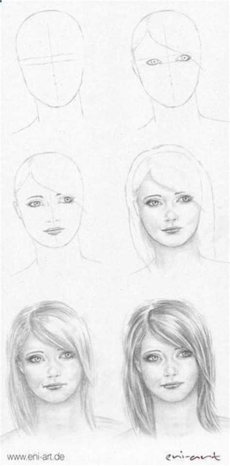 how draw face with pencil | Face drawing, Portrait drawing, Drawing ...