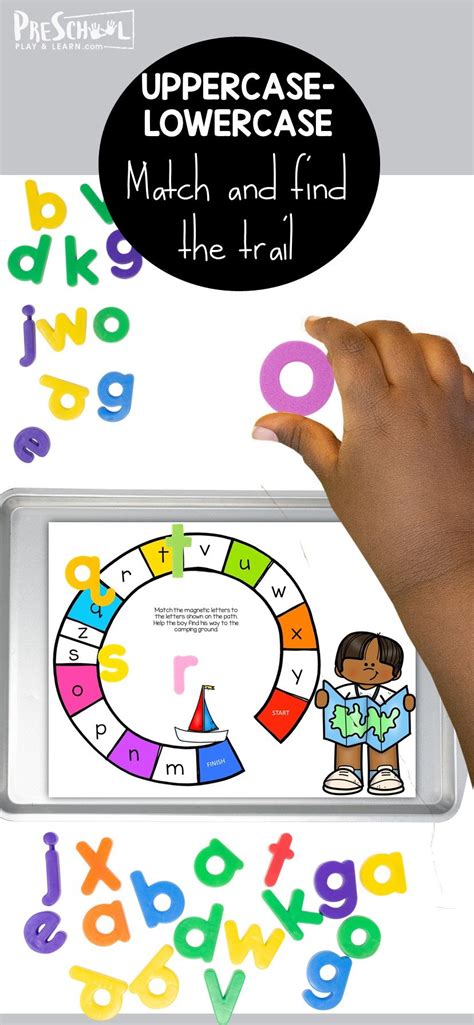 FREE PRintable Upper and Lowercase Letter Matching Game