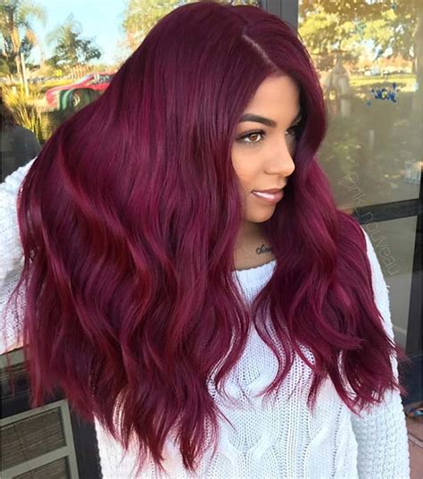 43 Burgundy Hair Color Ideas and Styles for 2019 - Page 2 of 4 - StayGlam