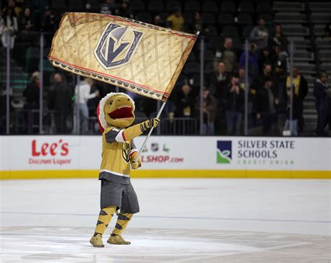 Who is the Vegas Golden Knights mascot? What is his name?