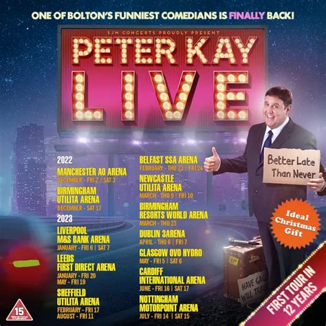 Peter Kay announces tour - how to get tickets - Stoke-on-Trent Live