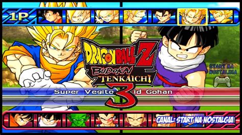 Dragon Ball Z Budokai 3 All Characters / Dragon Ball Z: Budokai ...