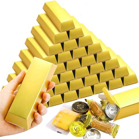 Gold-Brick-Candy-Box-Party-Chocolate-Boxes-Halloween-Wedding-Birthday ...