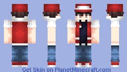 Pokemon - Trainer Red Minecraft Skin