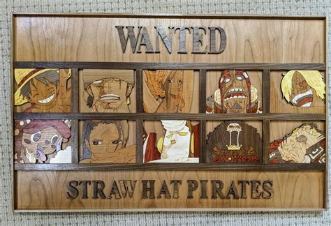 Straw Hat Pirates Wanted Posters