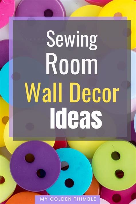 19 Amazing Sewing Room Wall Decor Ideas you'll definitely Love | Sewing ...