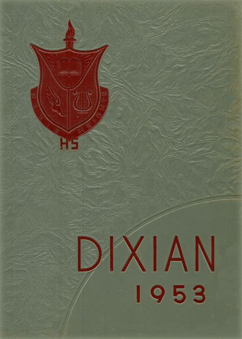 1953 yearbook from Dixie Heights High School from Ft. mitchell ...