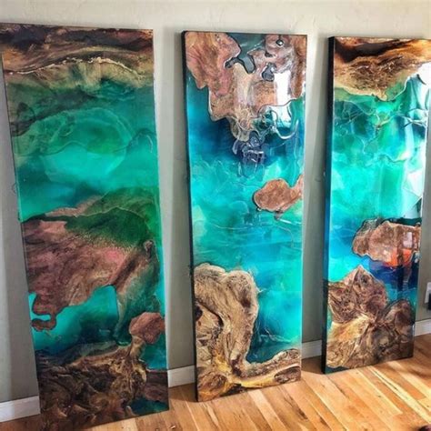 Resin in Design | Epoxy resin art, Diy resin art, Resin wall art