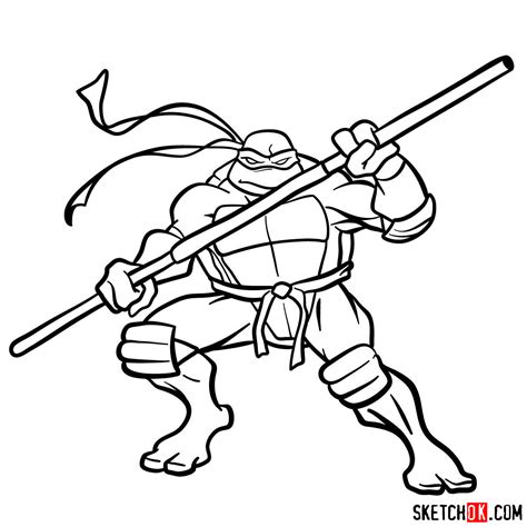 Ninja Turtles Donatello Drawing