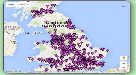 Premier Inn Map ALL 773 UK Hotel Locations