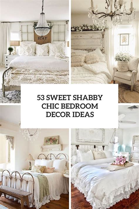 53 Sweet Shabby Chic Bedroom Décor Ideas - DigsDigs