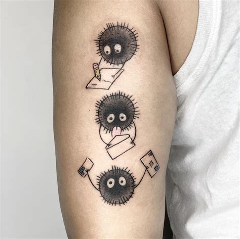 Soot Sprite Tattoo Ideas Inspired by Studio Ghibli