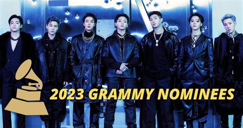 BTS Make History With Their Nominations For The "2023 GRAMMY Awards ...