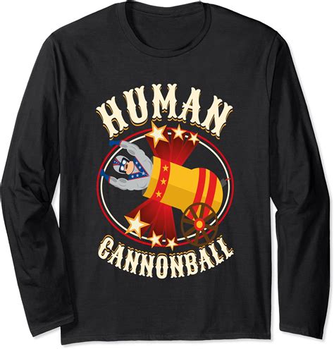 Amazon.com: Circus Shirt -Human Cannonball Costume - Human Cannonball ...