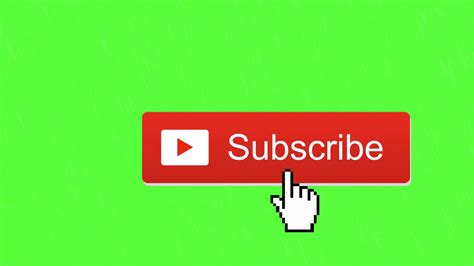 Green Screen Subscriber Animated Subscribe Button Green Screen | Images ...